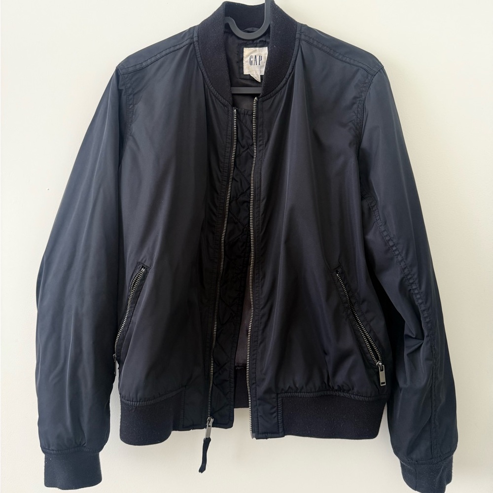 GAP Black Bomber Jacket